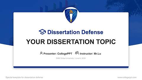SAM Global University Graduation Thesis Defense PPT Template