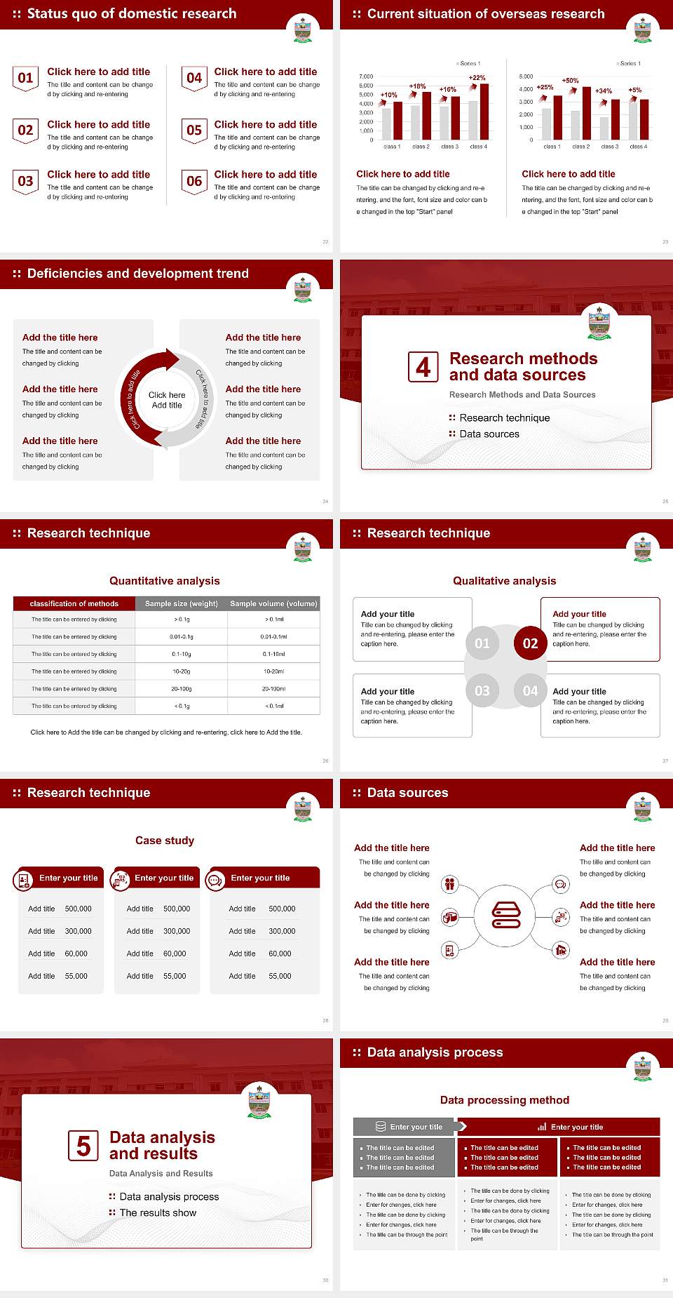 Rayalaseema University Graduation Thesis Defense PPT Template4:3 ratio PPT effect preview image4