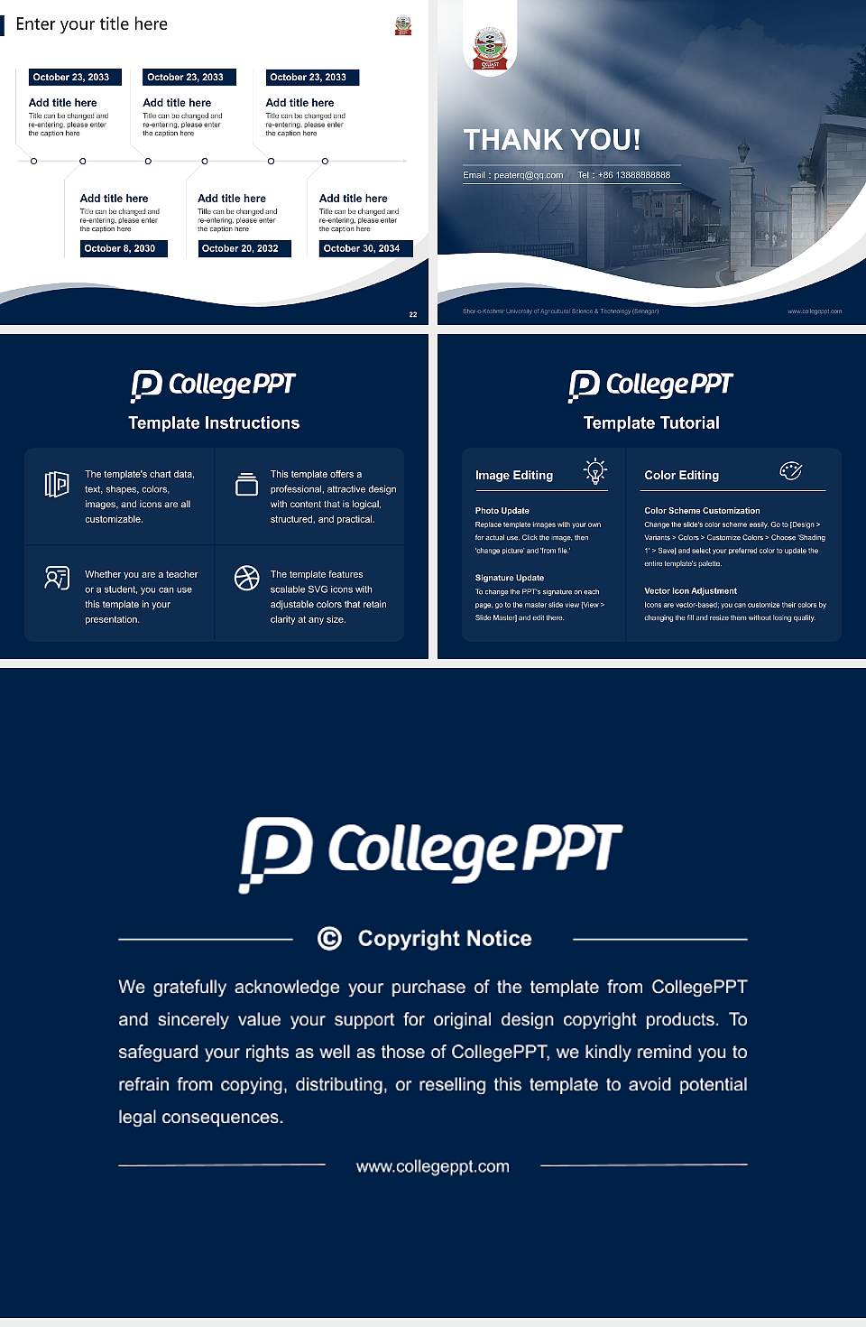 Sher-e-Kashmir University of Agricultural Science & Technology (Srinagar) Lecture Sharing and Networking Event PPT Template4:3 ratio PPT effect preview image4