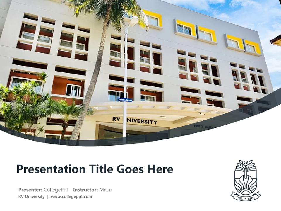 RV University Course/Courseware Creation PPT Template4:3 ratio PPT effect preview image5