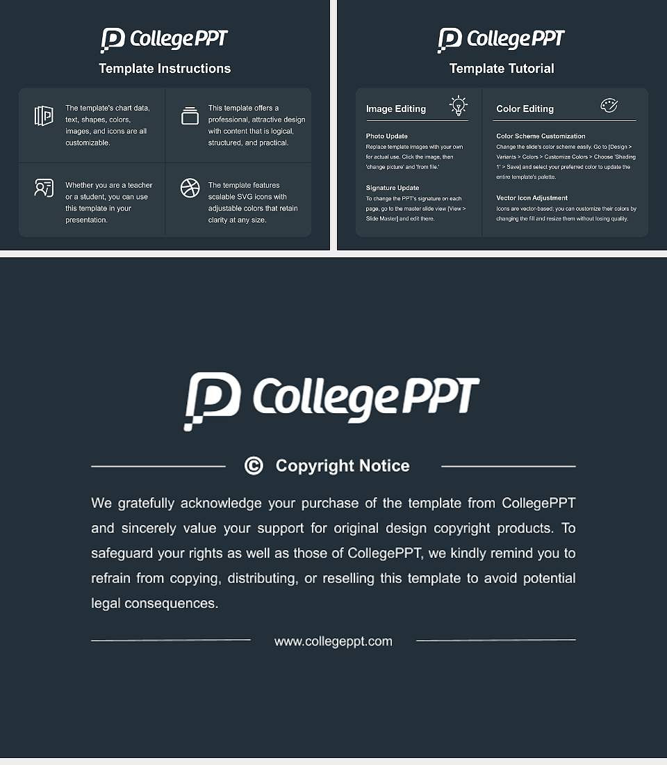 RV University Course/Courseware Creation PPT Template4:3 ratio PPT effect preview image5