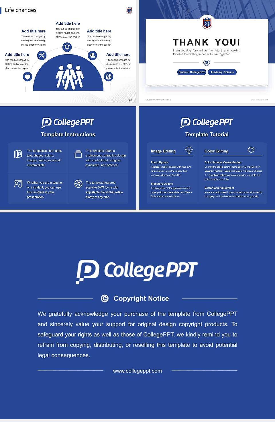 Saveetha Amaravati University National Scholarship Defense PPT Template4:3 ratio PPT effect preview image4