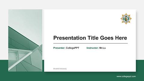 Shobhit University General PPT Template