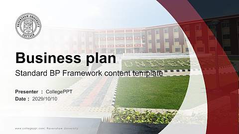 Ravenshaw University Competition/Entrepreneurship Contest PPT Template