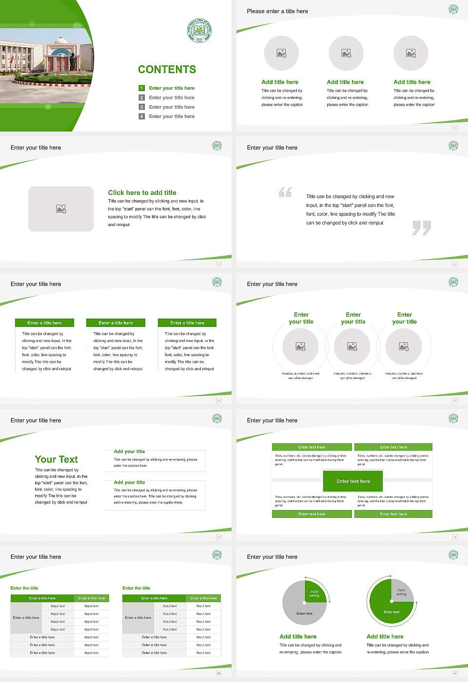 Rajmata Vijayaraje Scindia Krishi Vishwavidyalaya Course/Courseware Creation PPT Template16:9 ratio PPT effect preview image2