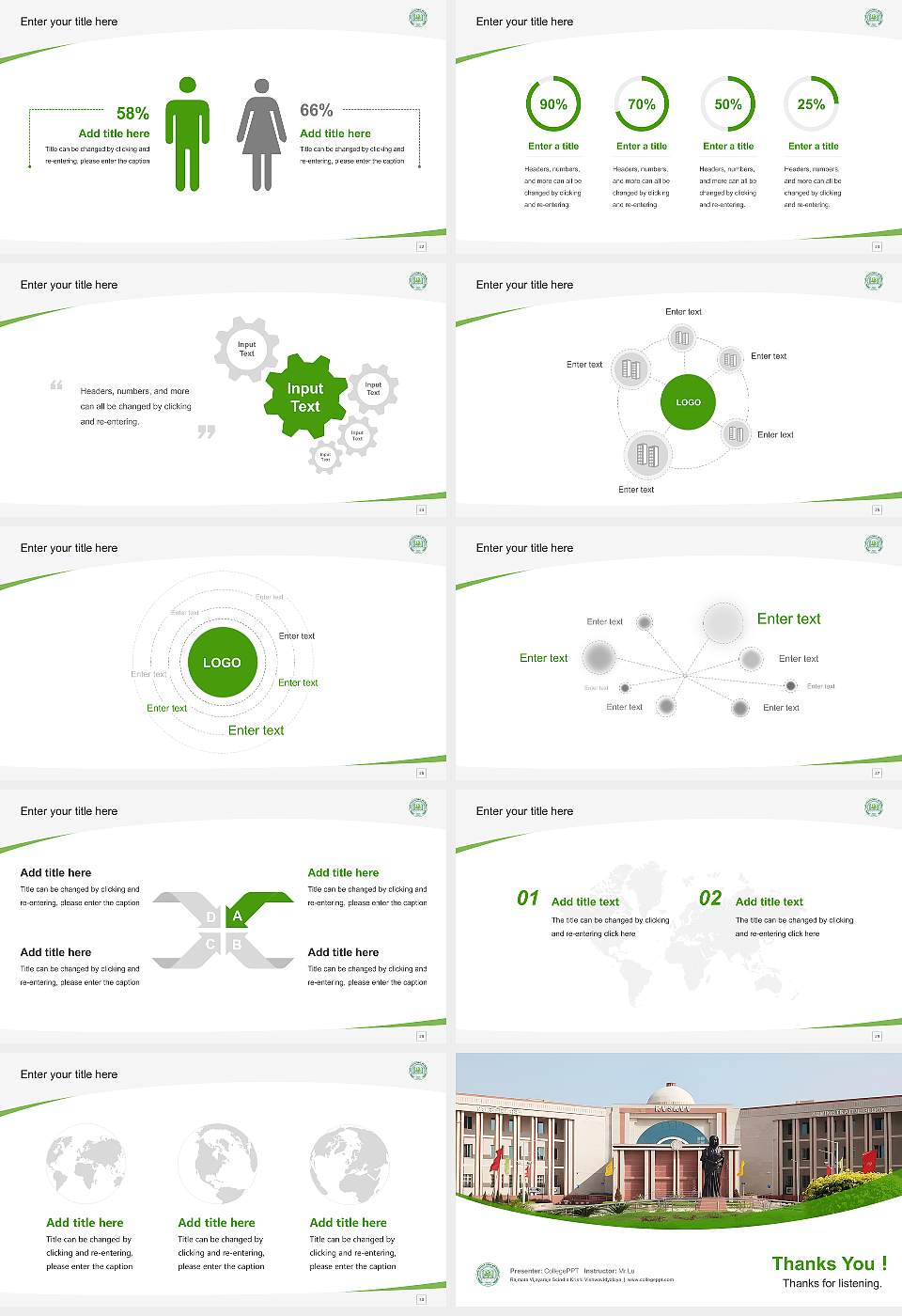 Rajmata Vijayaraje Scindia Krishi Vishwavidyalaya Course/Courseware Creation PPT Template16:9 ratio PPT effect preview image4