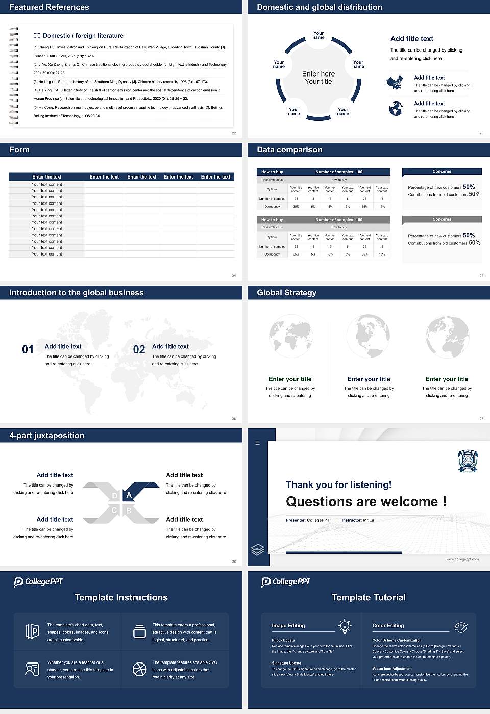 Shreyarth University Thesis Proposal/Graduation Defense PPT Template16:9 ratio PPT effect preview image4