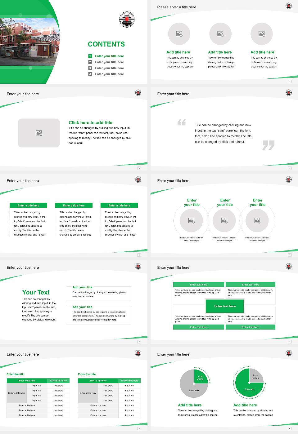 Sarvajanik College of Engineering and Technology Course/Courseware Creation PPT Template16:9 ratio PPT effect preview image2