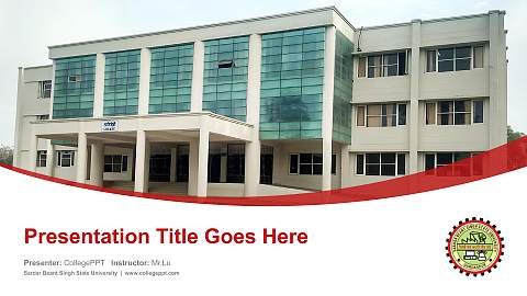 Sardar Beant Singh State University Course/Courseware Creation PPT Template