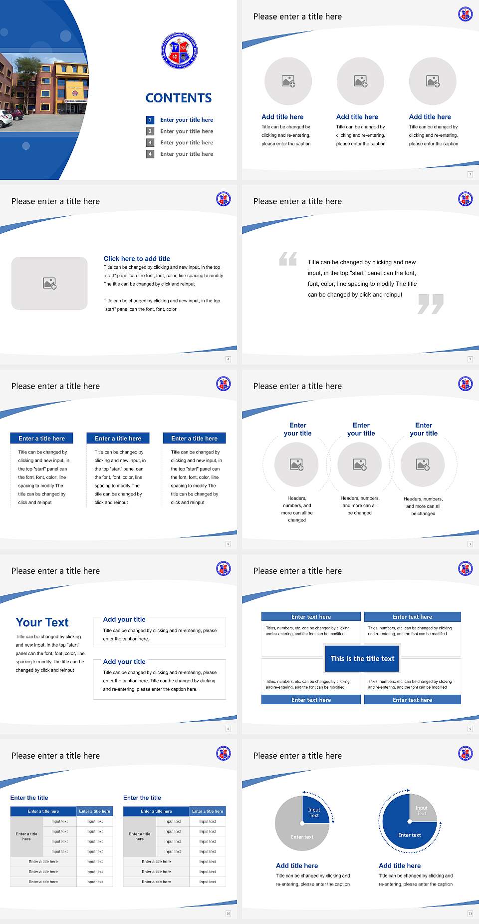 Sarvepalli Radhakrishnan University Course/Courseware Creation PPT Template4:3 ratio PPT effect preview image2