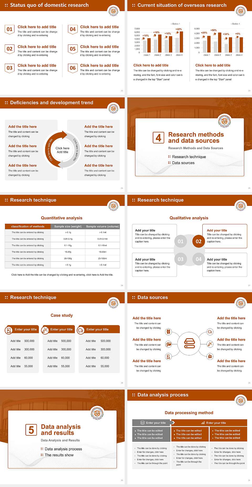 Sarala Birla University Graduation Thesis Defense PPT Template4:3 ratio PPT effect preview image4