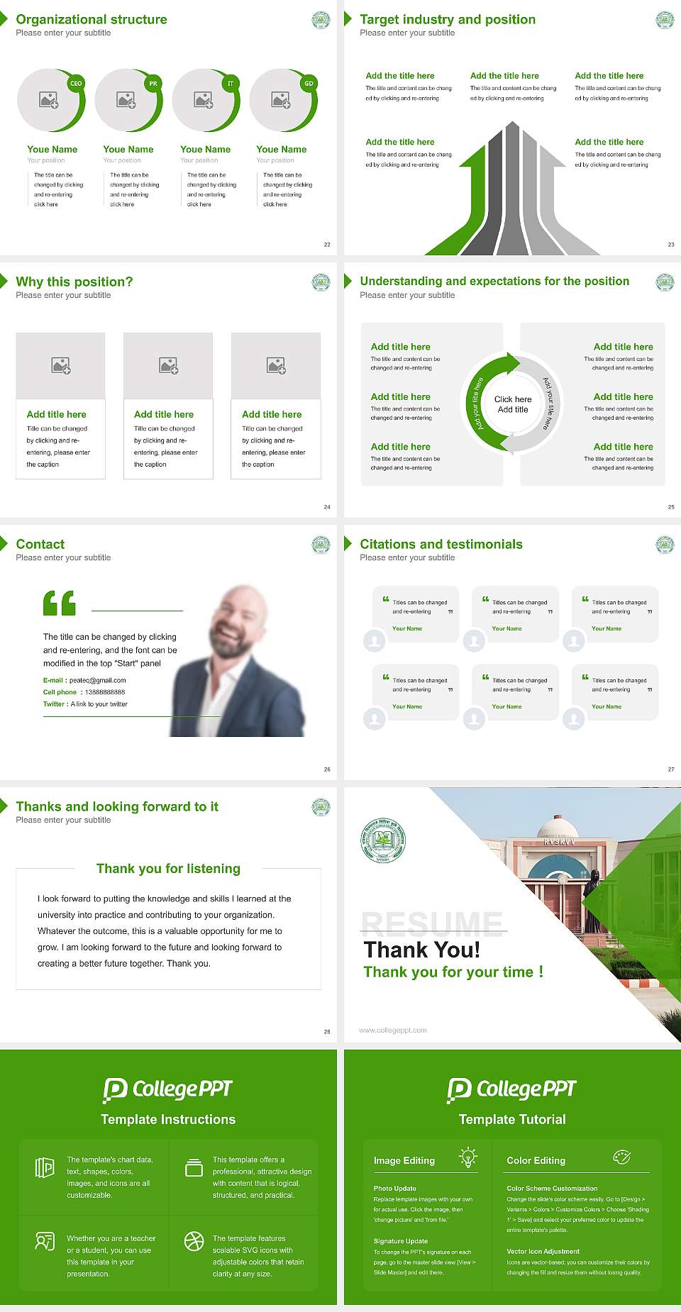 Rajmata Vijayaraje Scindia Krishi Vishwavidyalaya Resume PPT Template4:3 ratio PPT effect preview image4