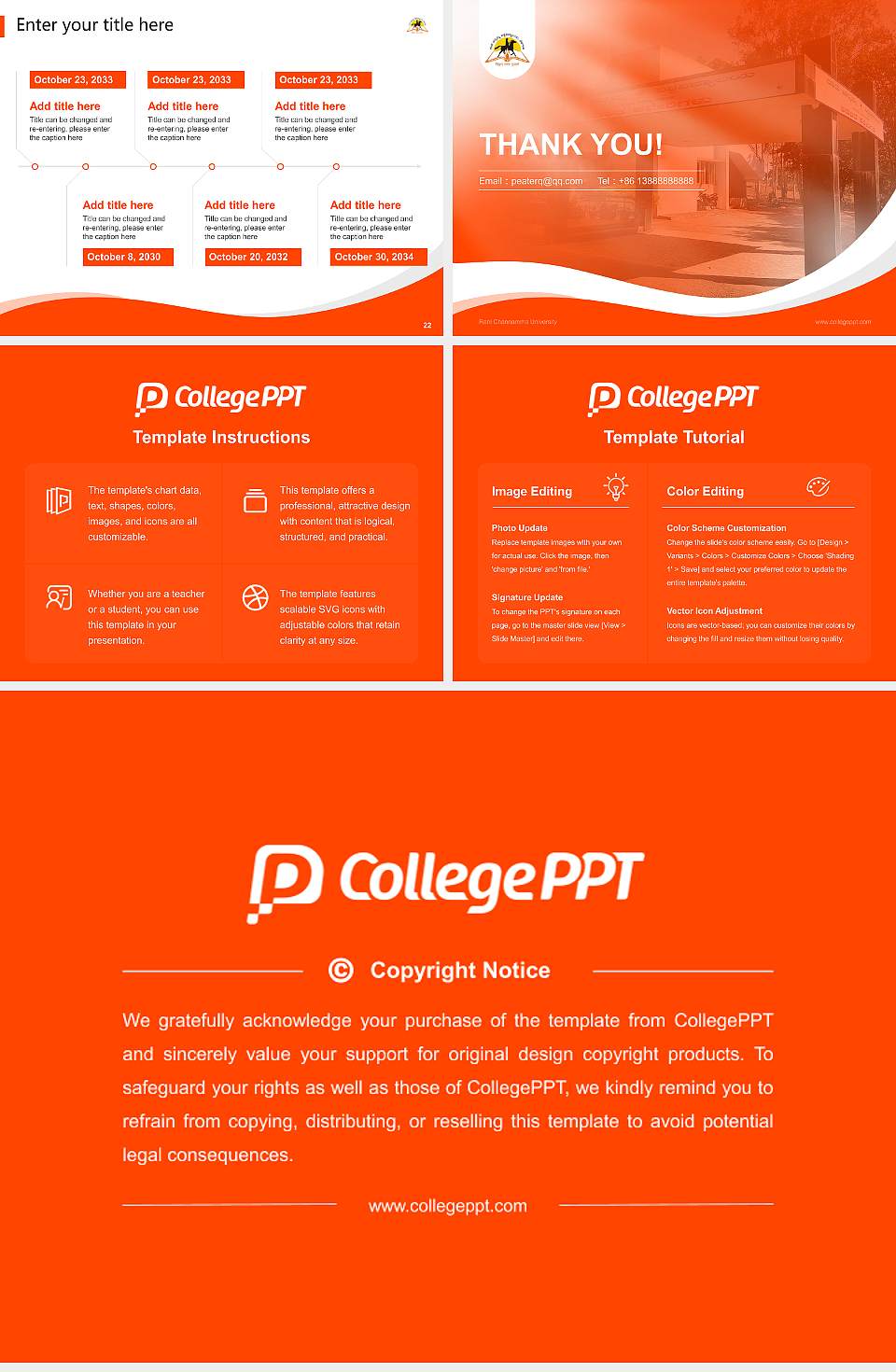 Rani Channamma University Lecture Sharing and Networking Event PPT Template4:3 ratio PPT effect preview image4