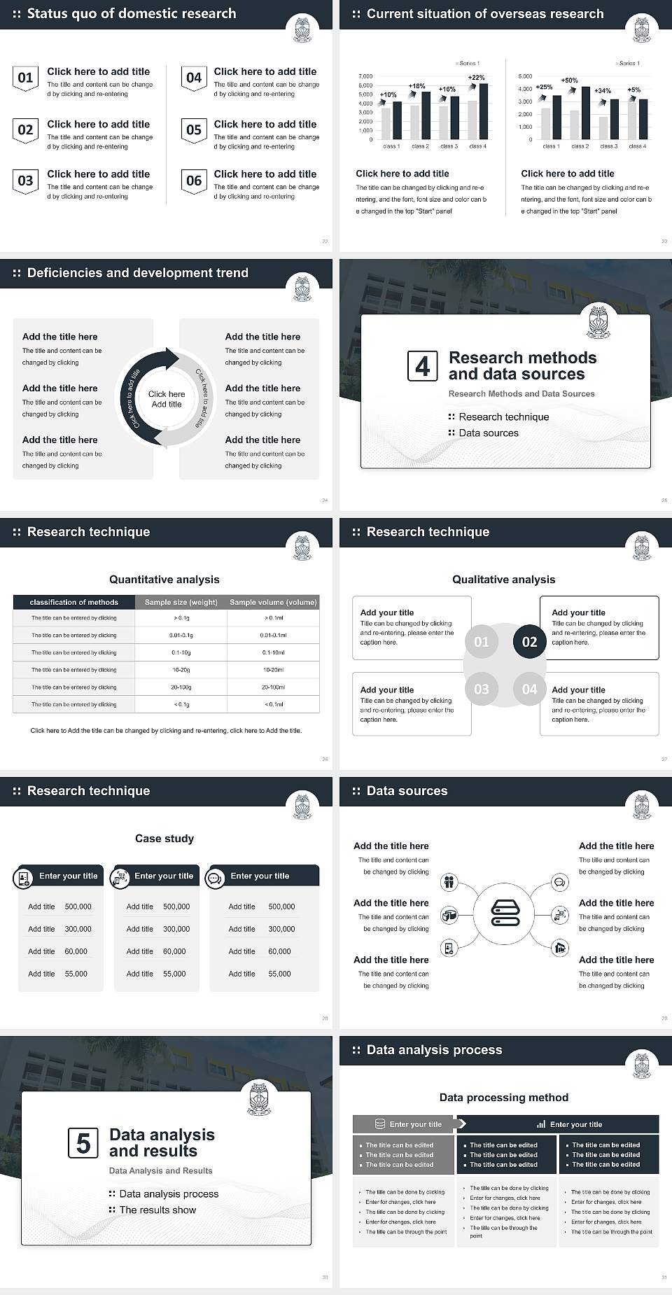 RV University Graduation Thesis Defense PPT Template4:3 ratio PPT effect preview image4