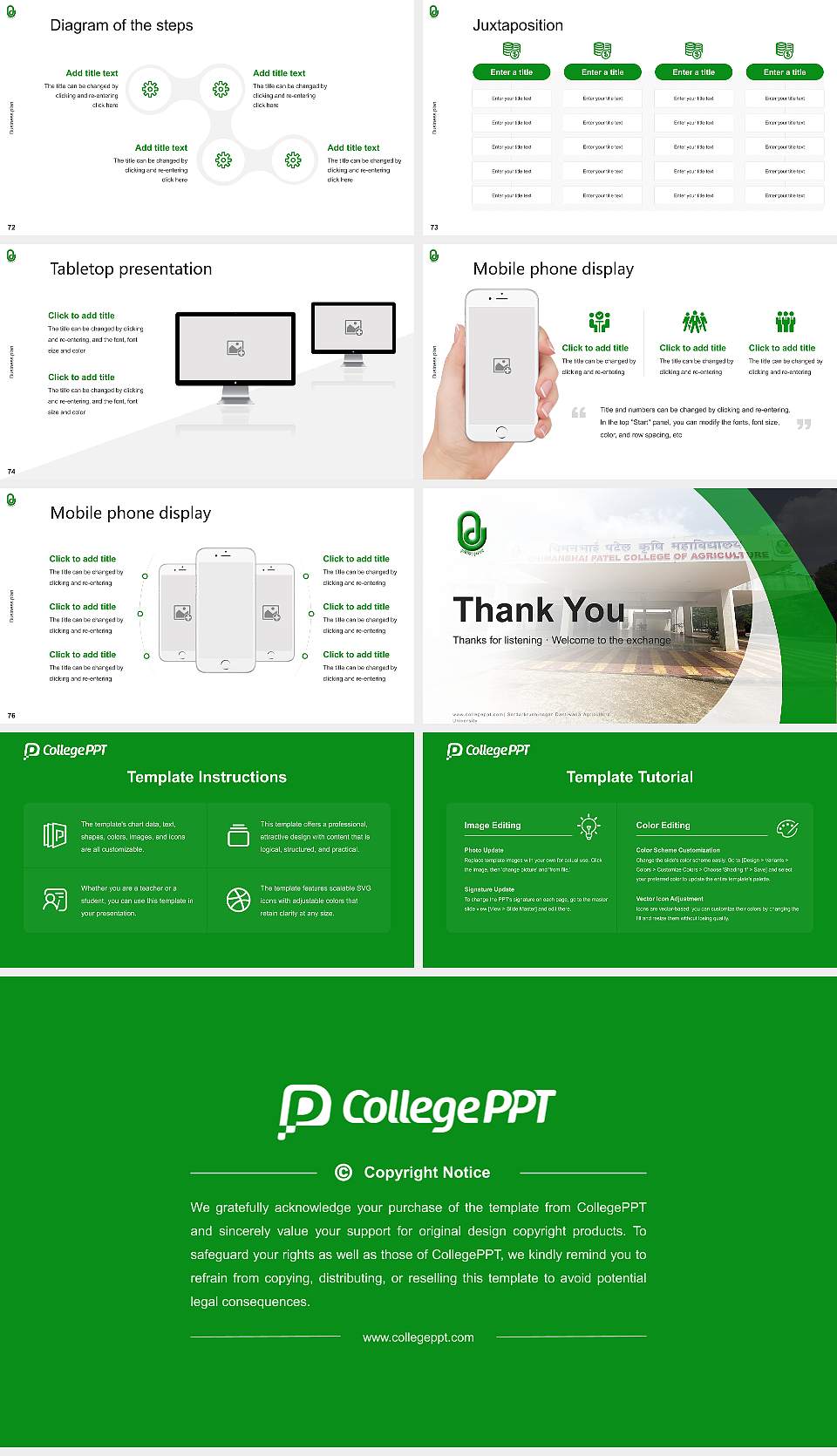 Sardarkrushinagar Dantiwada Agricultural University Competition/Entrepreneurship Contest PPT Template16:9 ratio PPT effect preview image9