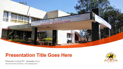 Rani Channamma University Course/Courseware Creation PPT Template