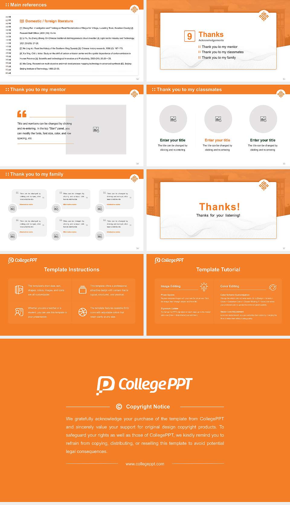 Reva University Graduation Thesis Defense PPT Template16:9 ratio PPT effect preview image7