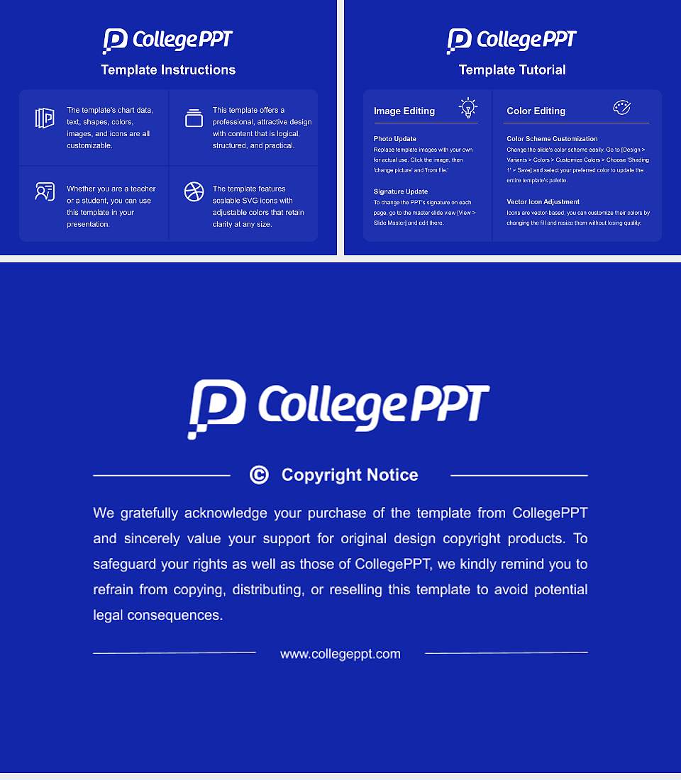 Sai University Course/Courseware Creation PPT Template4:3 ratio PPT effect preview image5