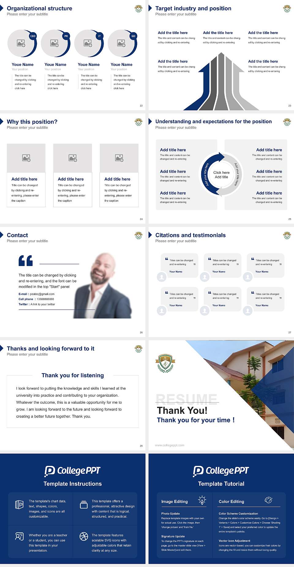 Ramchandra Chandravansi University Resume PPT Template4:3 ratio PPT effect preview image4