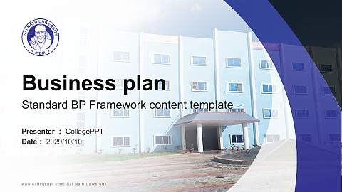Sai Nath University Competition/Entrepreneurship Contest PPT Template
