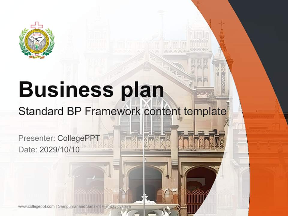 Sampurnanand Sanskrit Vishwavidyalaya Competition/Entrepreneurship Contest PPT Template4:3 ratio PPT effect preview image9