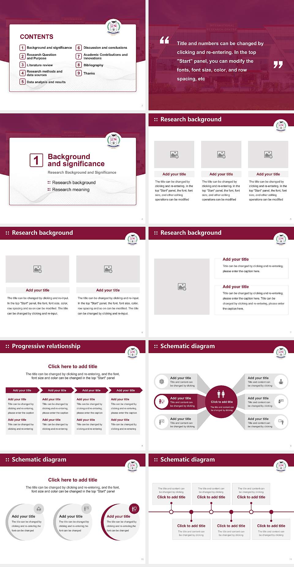 Sathyabama Institute of Science and Technology Graduation Thesis Defense PPT Template4:3 ratio PPT effect preview image2