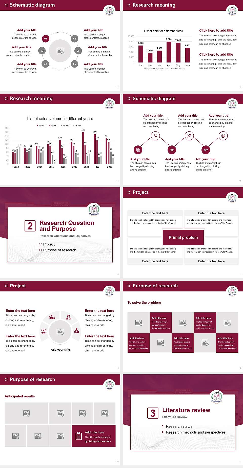 Sathyabama Institute of Science and Technology Graduation Thesis Defense PPT Template4:3 ratio PPT effect preview image3