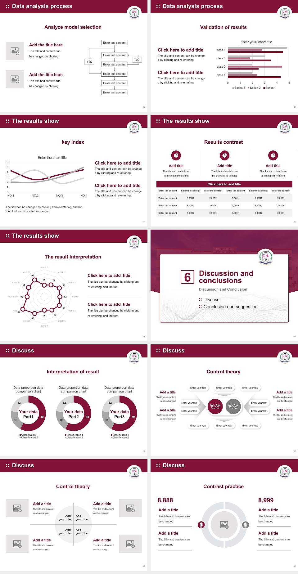 Sathyabama Institute of Science and Technology Graduation Thesis Defense PPT Template4:3 ratio PPT effect preview image5