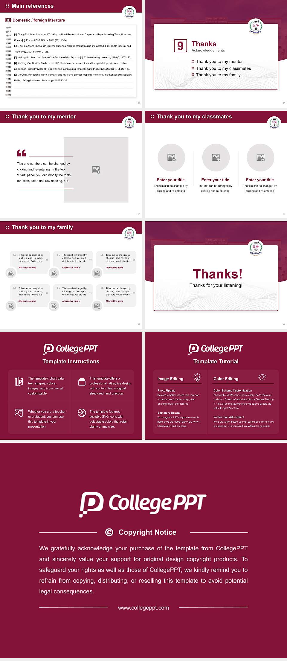 Sathyabama Institute of Science and Technology Graduation Thesis Defense PPT Template4:3 ratio PPT effect preview image7
