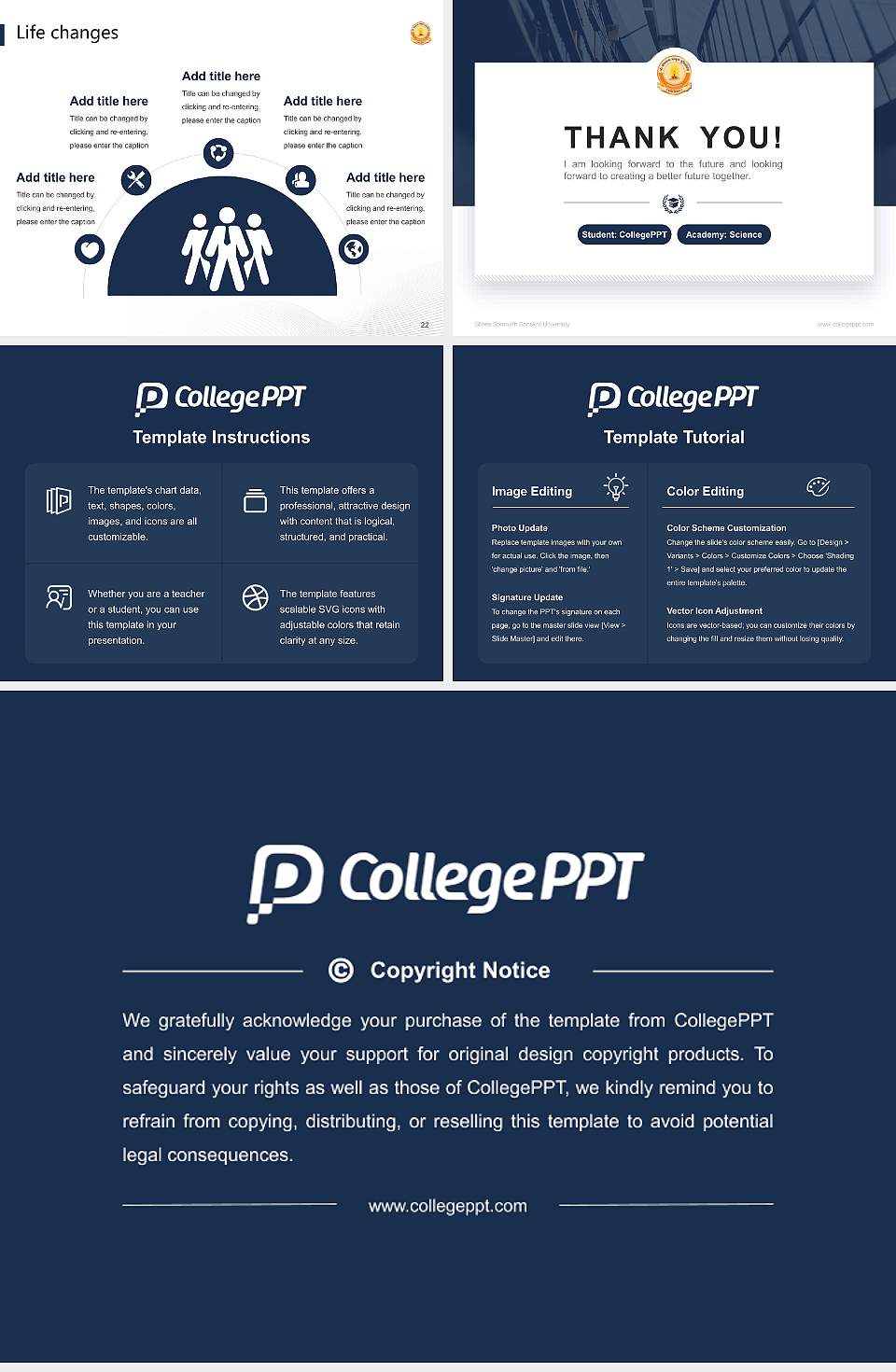 Shree Somnath Sanskrit University National Scholarship Defense PPT Template4:3 ratio PPT effect preview image4
