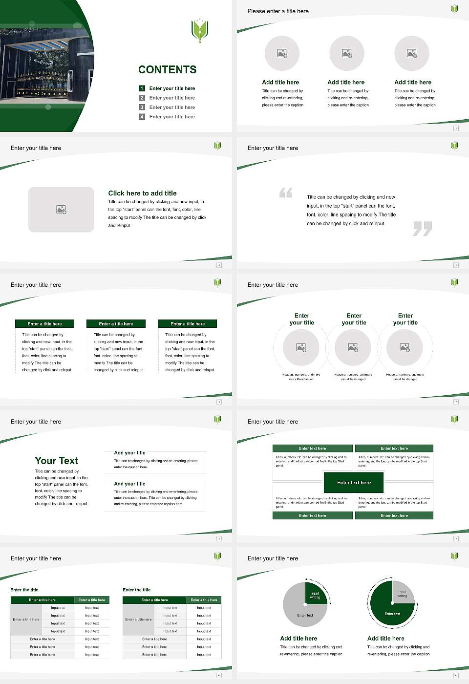 Rani Rashmoni Green University Course/Courseware Creation PPT Template16:9 ratio PPT effect preview image2