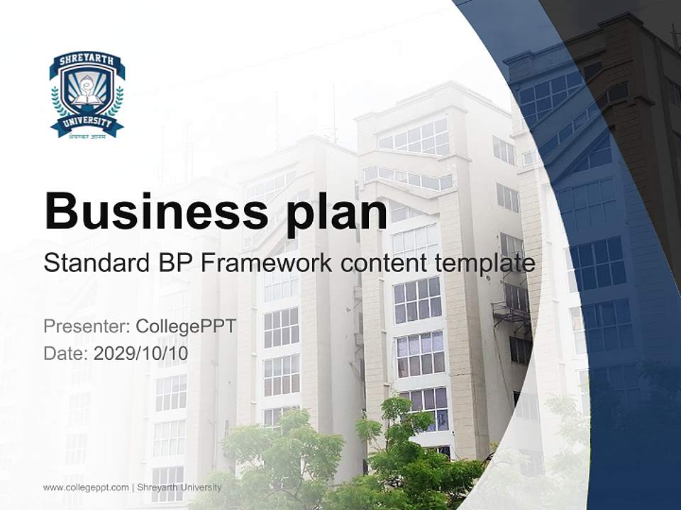 Shreyarth University Competition/Entrepreneurship Contest PPT Template4:3 ratio PPT effect preview image9