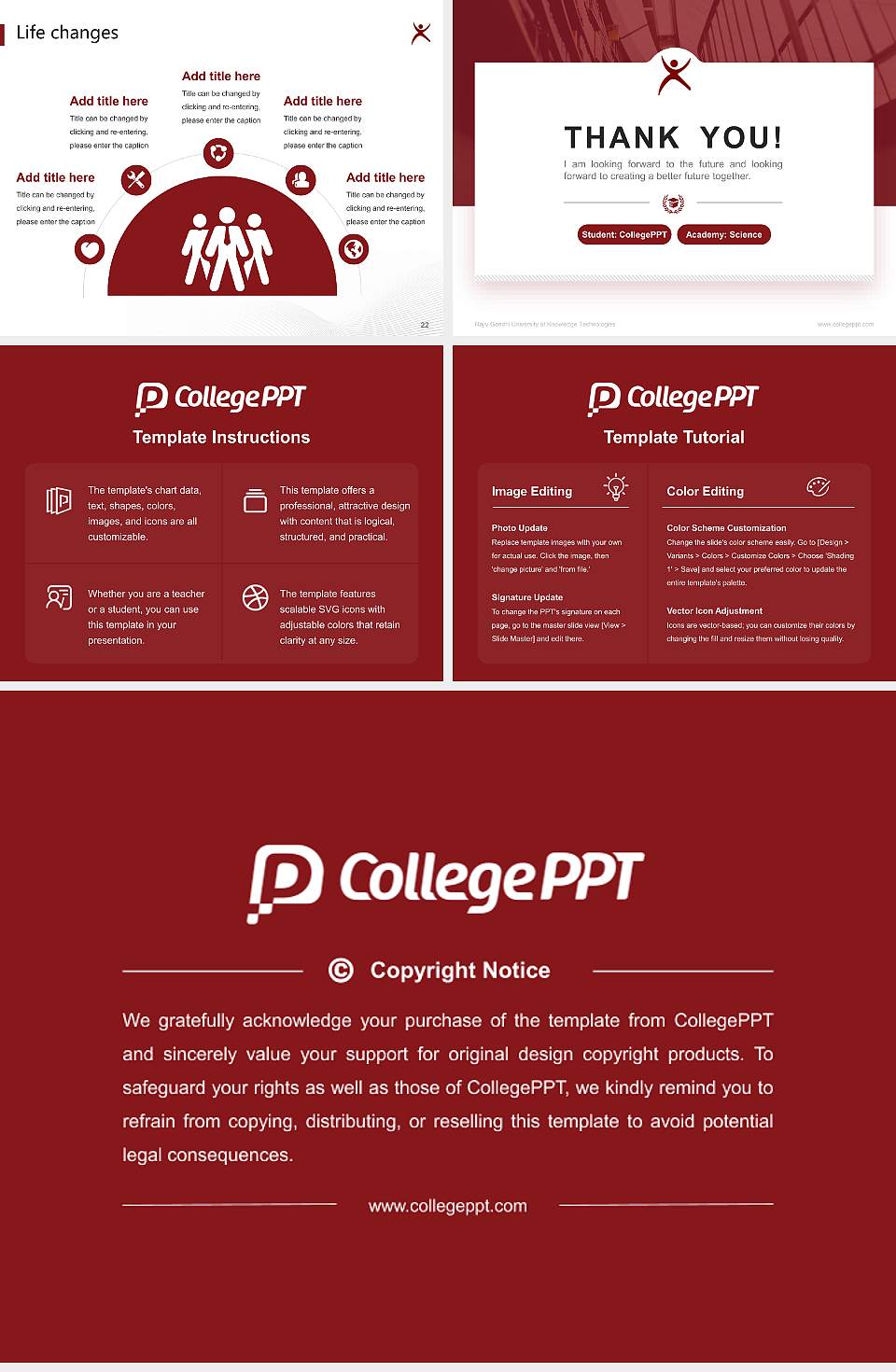 Rajiv Gandhi University of Knowledge Technologies National Scholarship Defense PPT Template4:3 ratio PPT effect preview image4