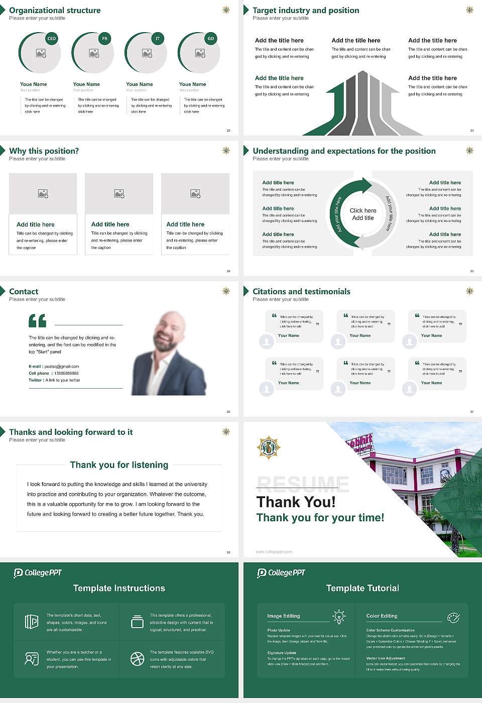 Shobhit Institute of Engineering & Technology Resume PPT Template16:9 ratio PPT effect preview image4