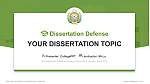 Sam Higginbottom Institute of Agriculture, Technology & Sciences Disputation Powerpoint Vorlage