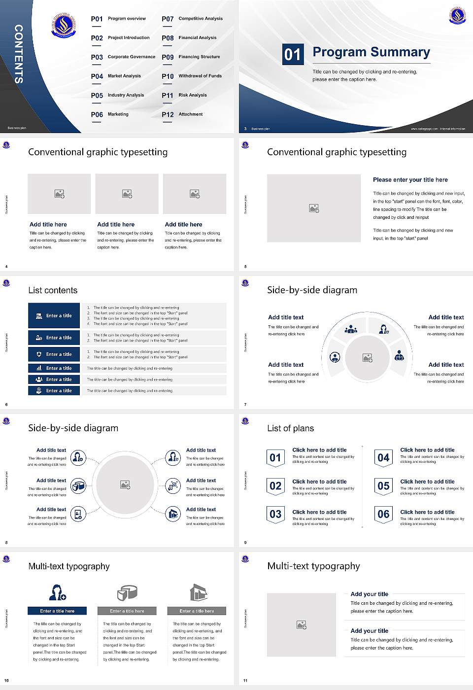 Sangai International University Competition/Entrepreneurship Contest PPT Template16:9 ratio PPT effect preview image2