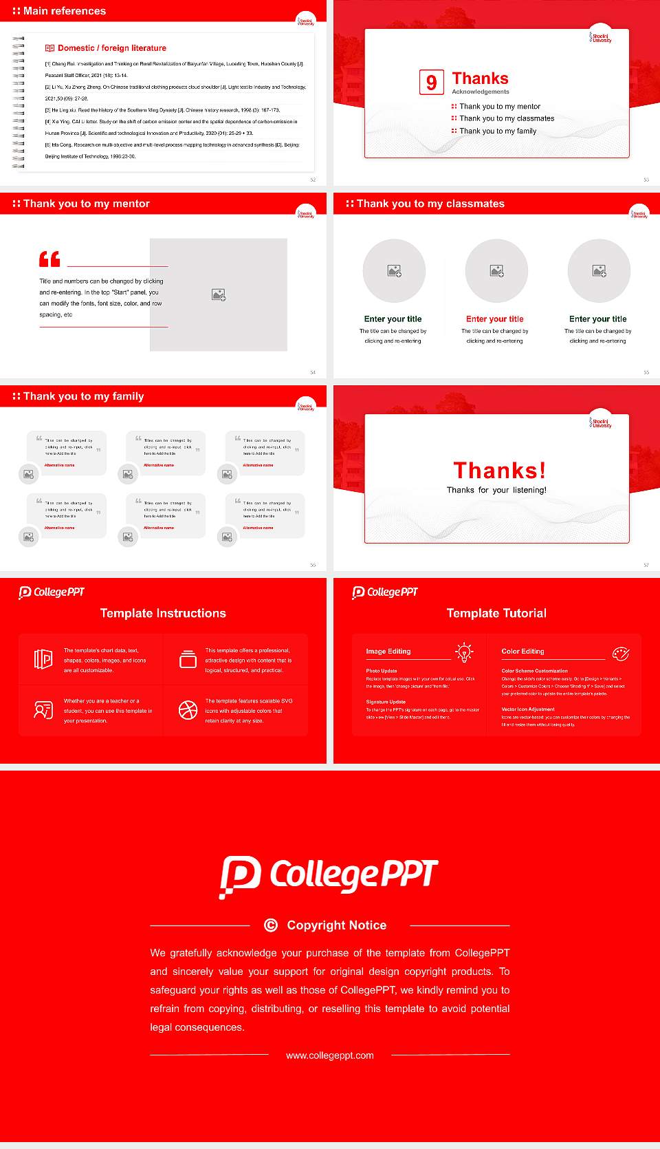 Shoolini University of Biotechnology and Management Sciences Graduation Thesis Defense PPT Template16:9 ratio PPT effect preview image7