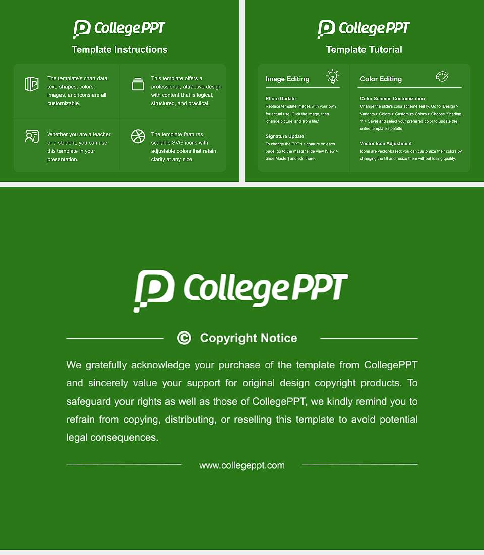 Renaissance University Course/Courseware Creation PPT Template4:3 ratio PPT effect preview image5