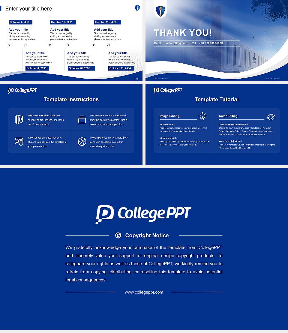 SAM Global University Lecture Sharing and Networking Event PPT Template16:9 ratio PPT effect preview image4