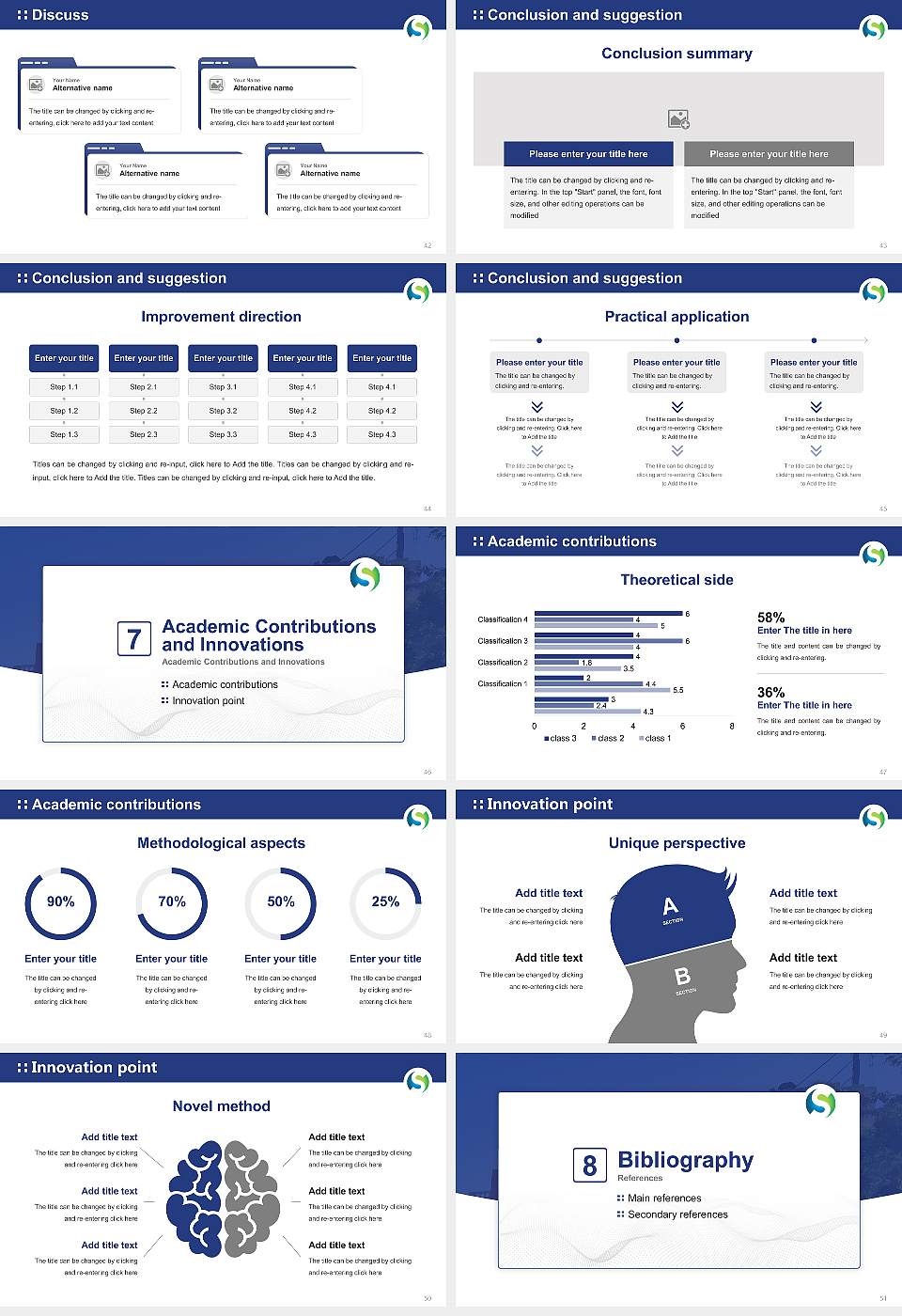 Sangam University Graduation Thesis Defense PPT Template16:9 ratio PPT effect preview image6