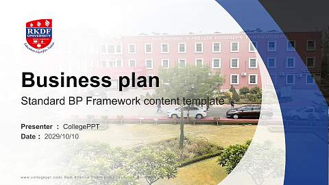 Ram Krishna Dharmarth Foundation University Competition/Entrepreneurship Contest PPT Template