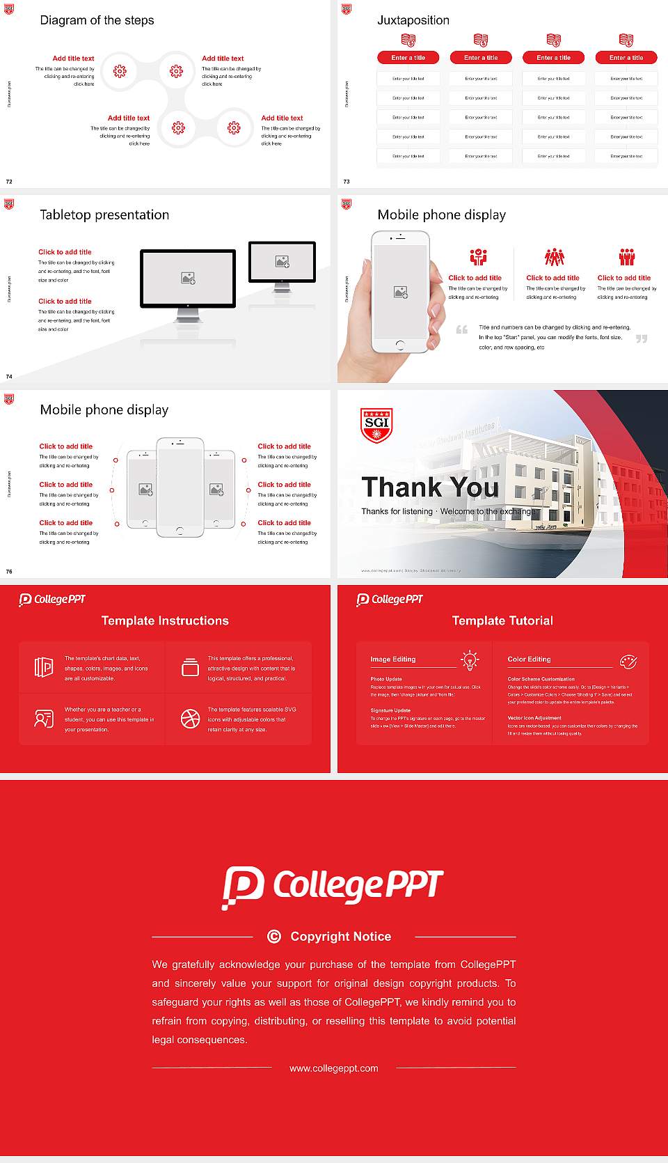 Sanjay Ghodawat University Competition/Entrepreneurship Contest PPT Template16:9 ratio PPT effect preview image9