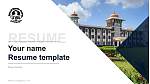 Shivaji University이력서PPT 템플릿