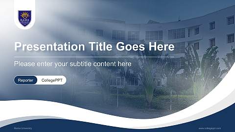 Rama University Lecture Sharing and Networking Event PPT Template
