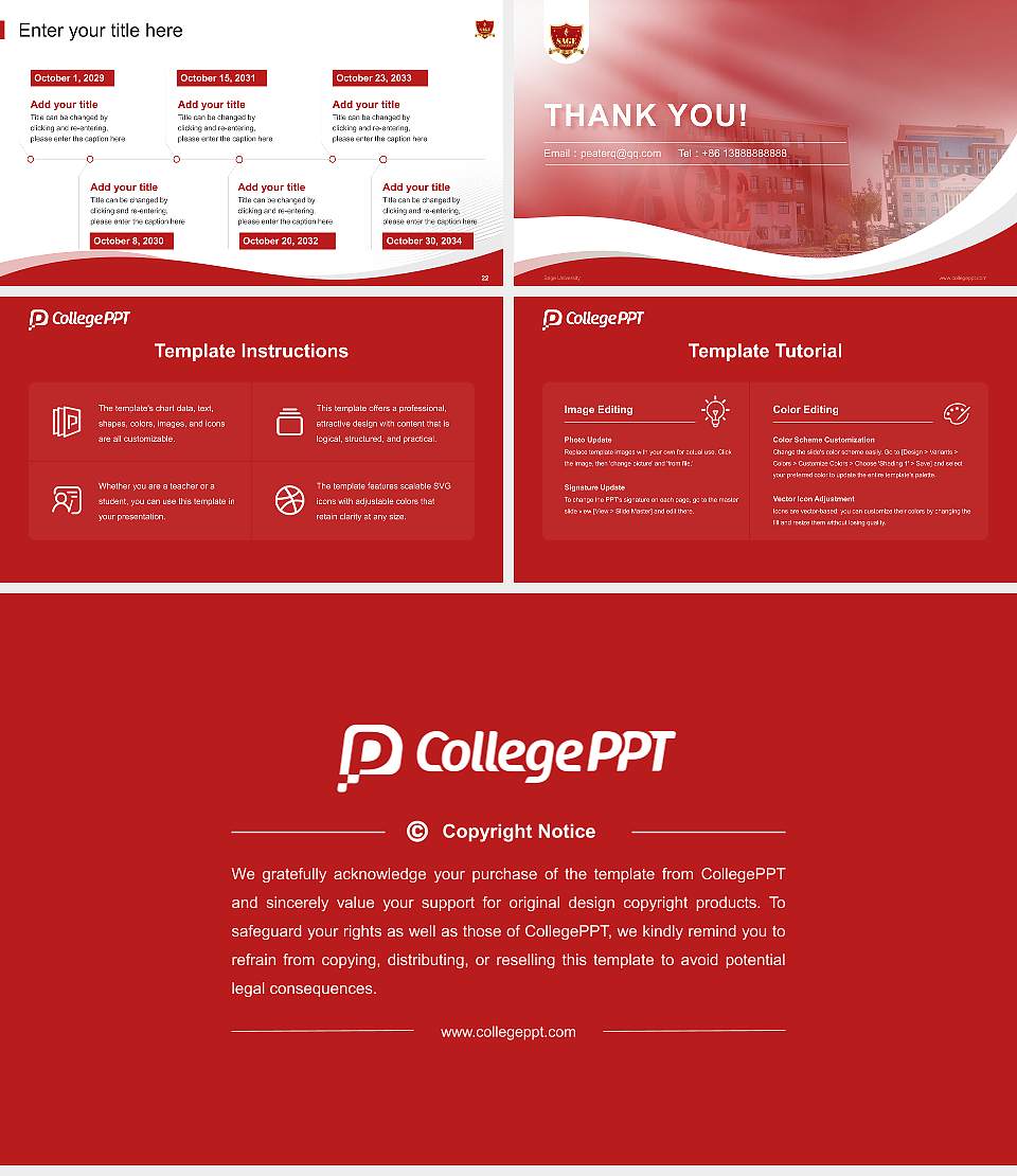 Sage University Lecture Sharing and Networking Event PPT Template16:9 ratio PPT effect preview image4