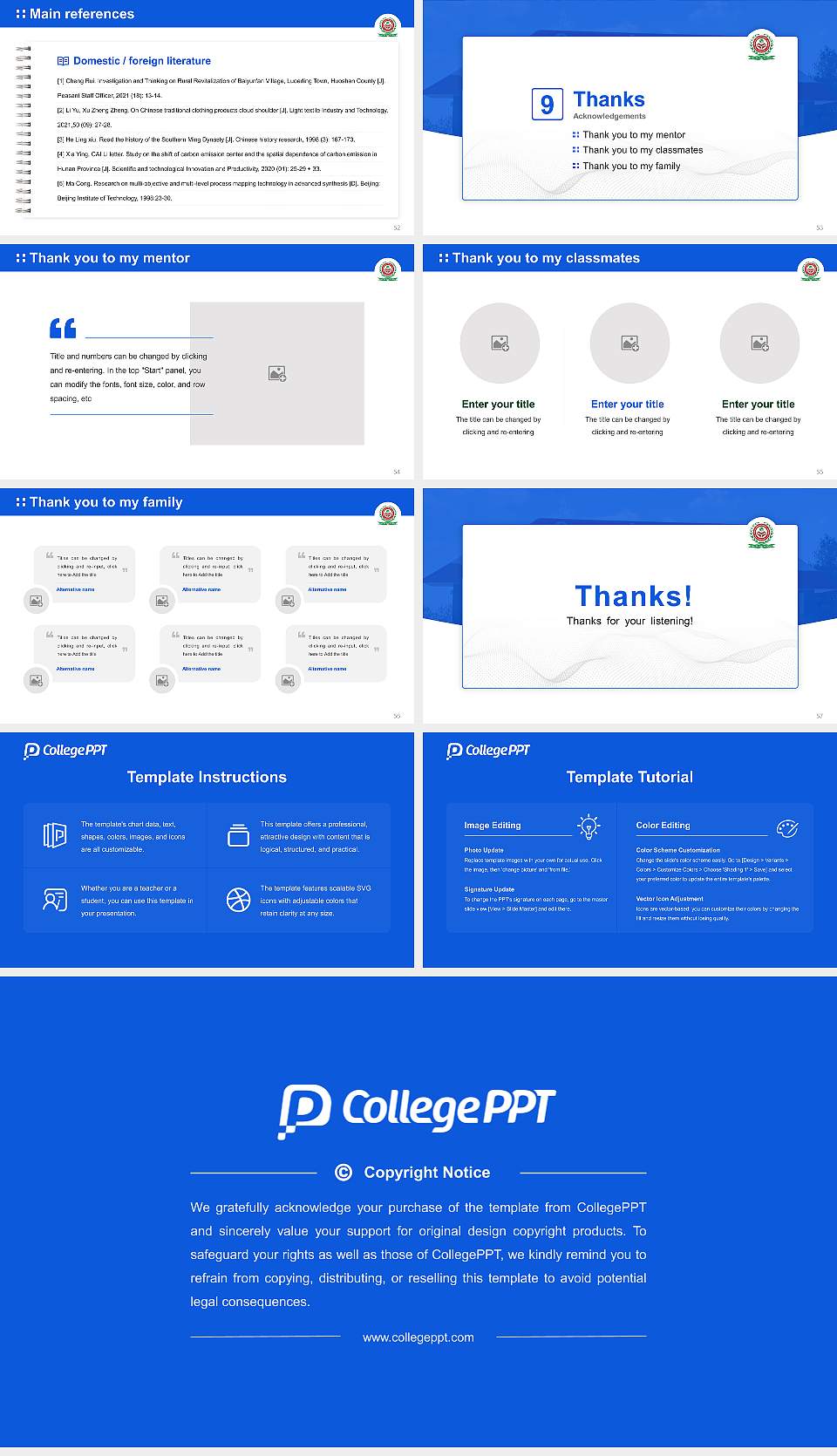 Ras Bihari Bose Subharti University Graduation Thesis Defense PPT Template16:9 ratio PPT effect preview image7
