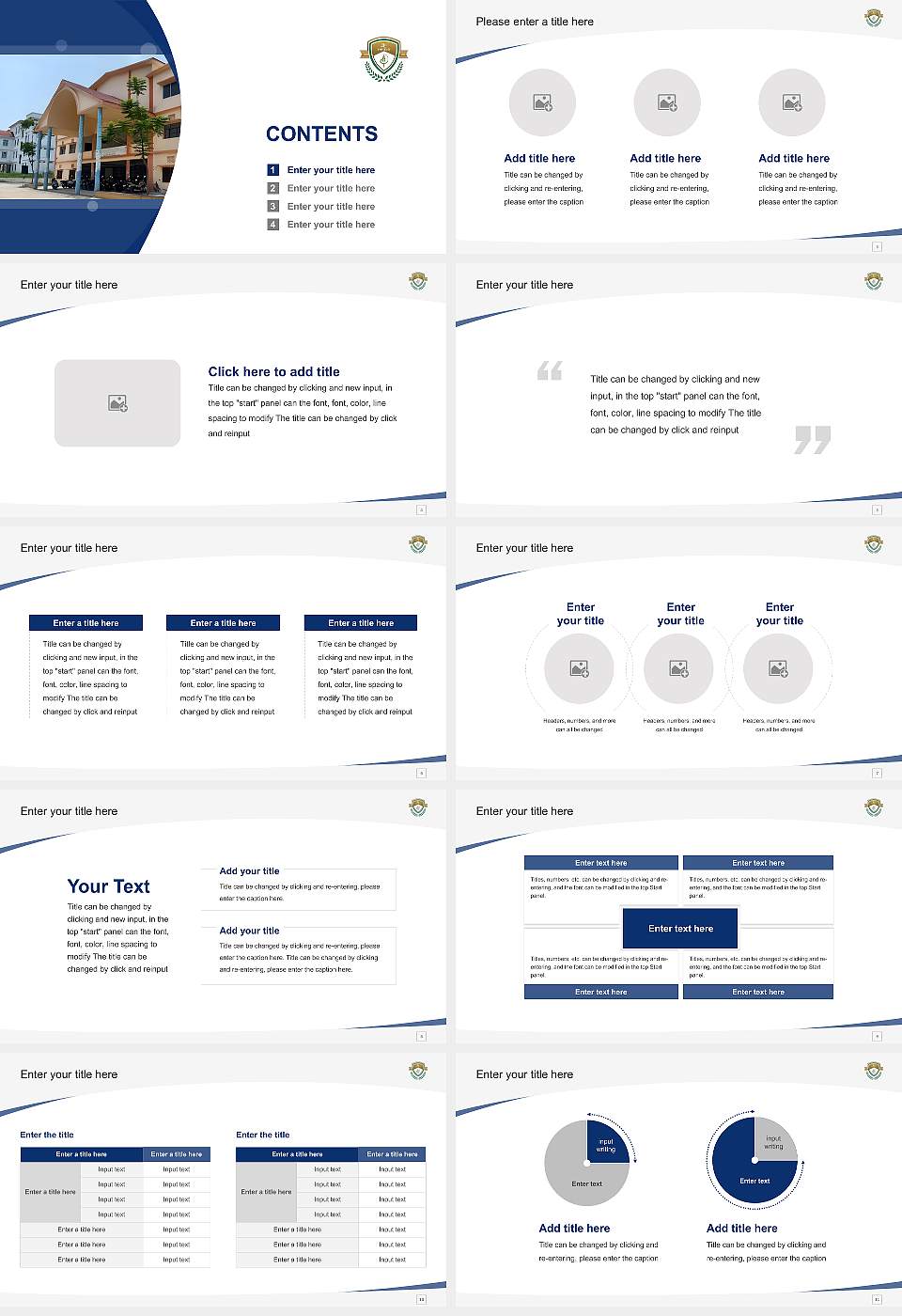 Ramchandra Chandravansi University Course/Courseware Creation PPT Template16:9 ratio PPT effect preview image2