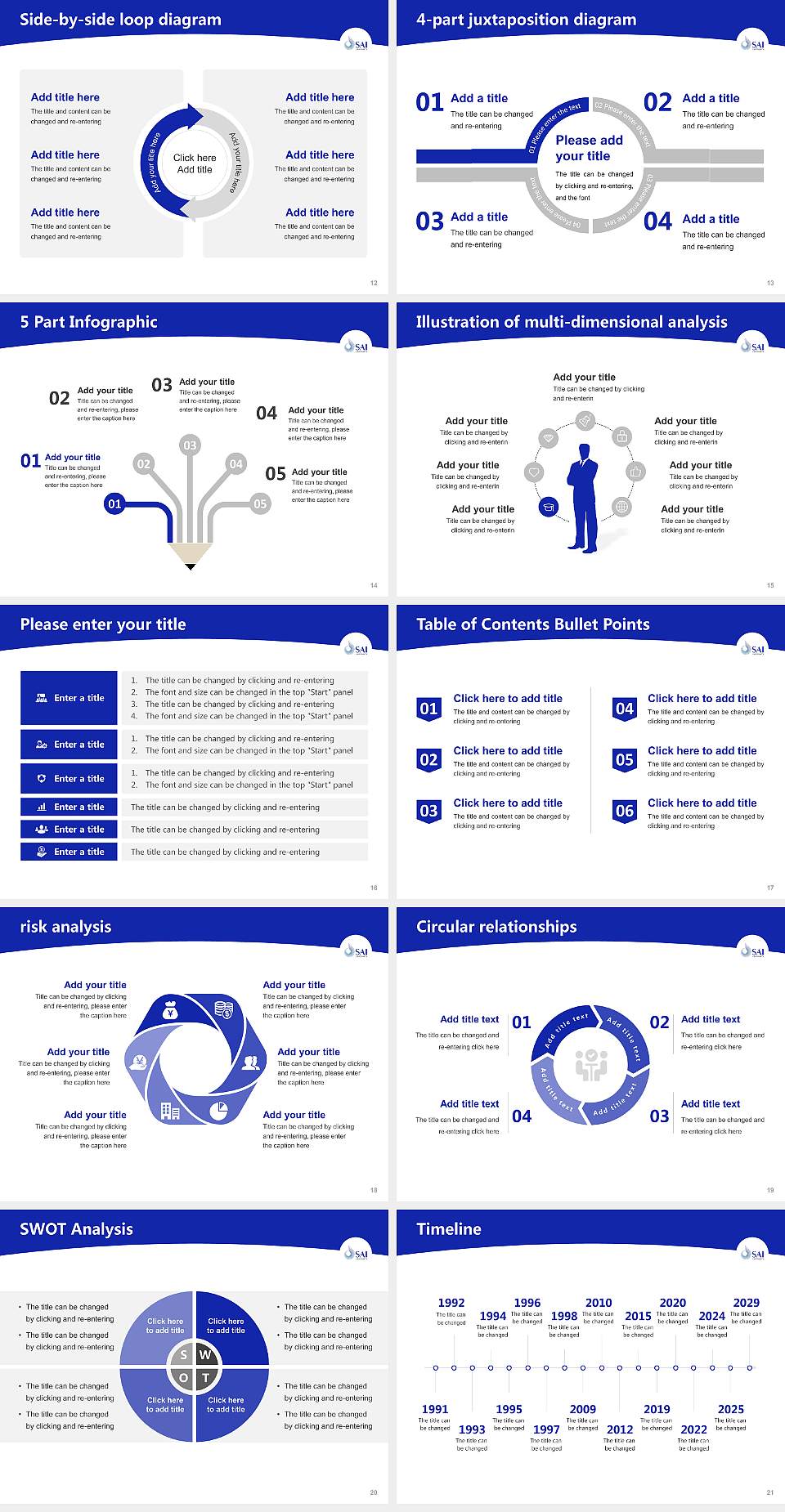 Sai University Academic Presentation/Research Findings Report PPT Template4:3 ratio PPT effect preview image3