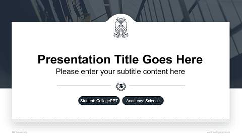 RV University National Scholarship Defense PPT Template