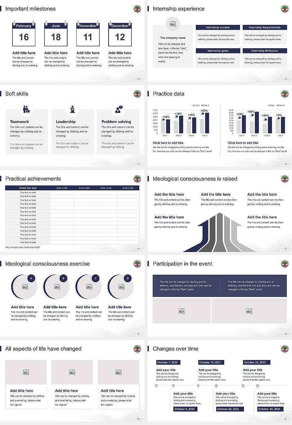 Sardar Patel University National Scholarship Defense PPT Template16:9 ratio PPT effect preview image3